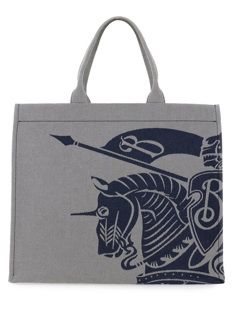 トートバッグ BURBERRY EMBROIDERED CANVAS SHOPPING BAG Burberry Embroidered canvas shopping bag | The Fashion Square