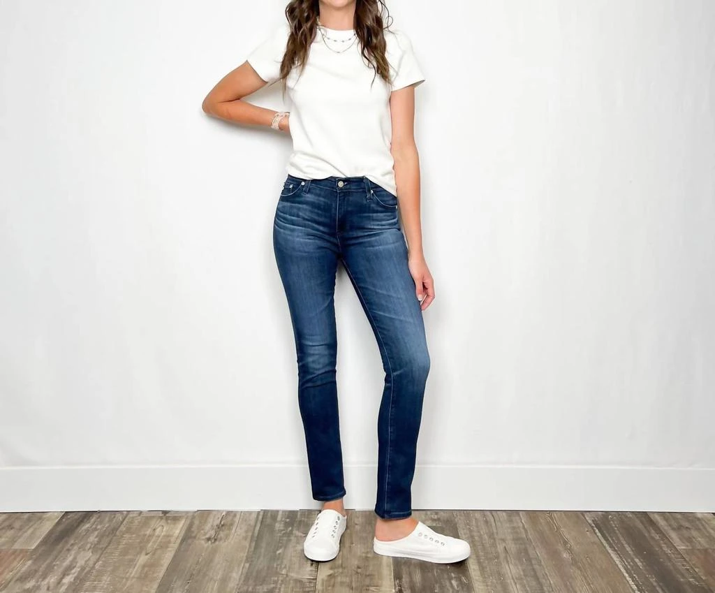 AG Jeans Ag Jeans - Mari Ag-ed™ Mid-rise Slim Straight Leg Denim 7