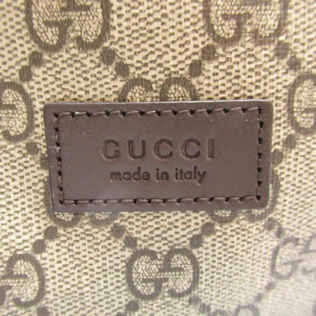 Gucci Gucci Brown GG Canvas Double G Geometric Backpack 4