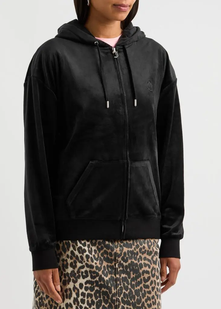 Juicy Couture Halan hooded velour sweatshirt 2