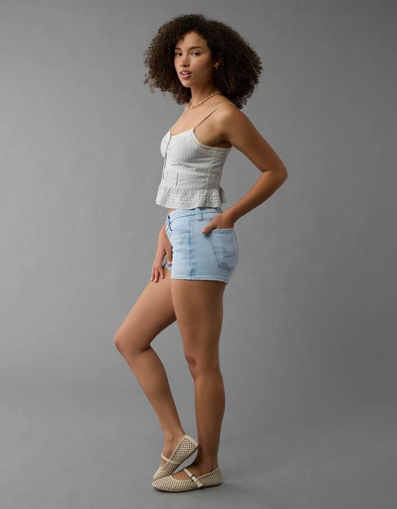 AE AE Next Level Curvy High-Waisted Denim Short Short 5