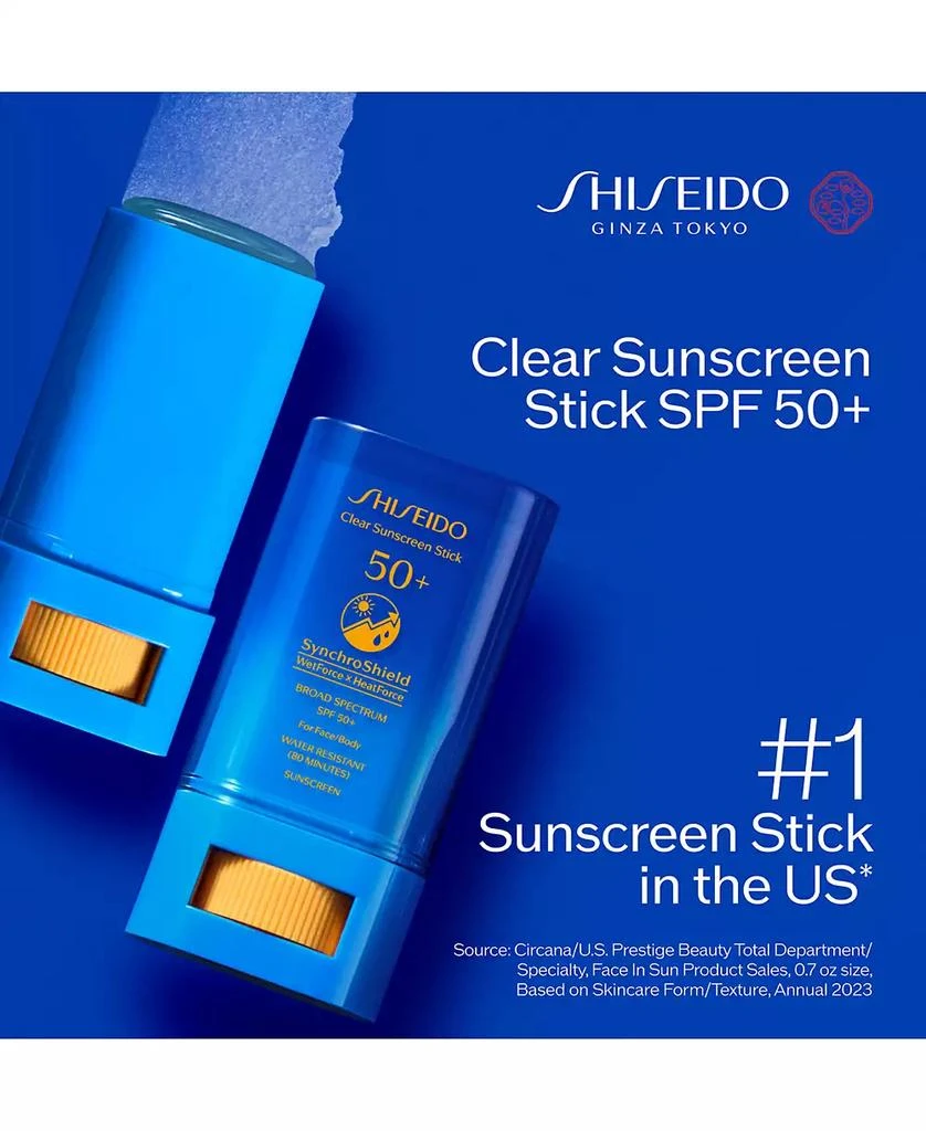 Shiseido Clear Sunscreen Stick SPF 50+, 20 g 7