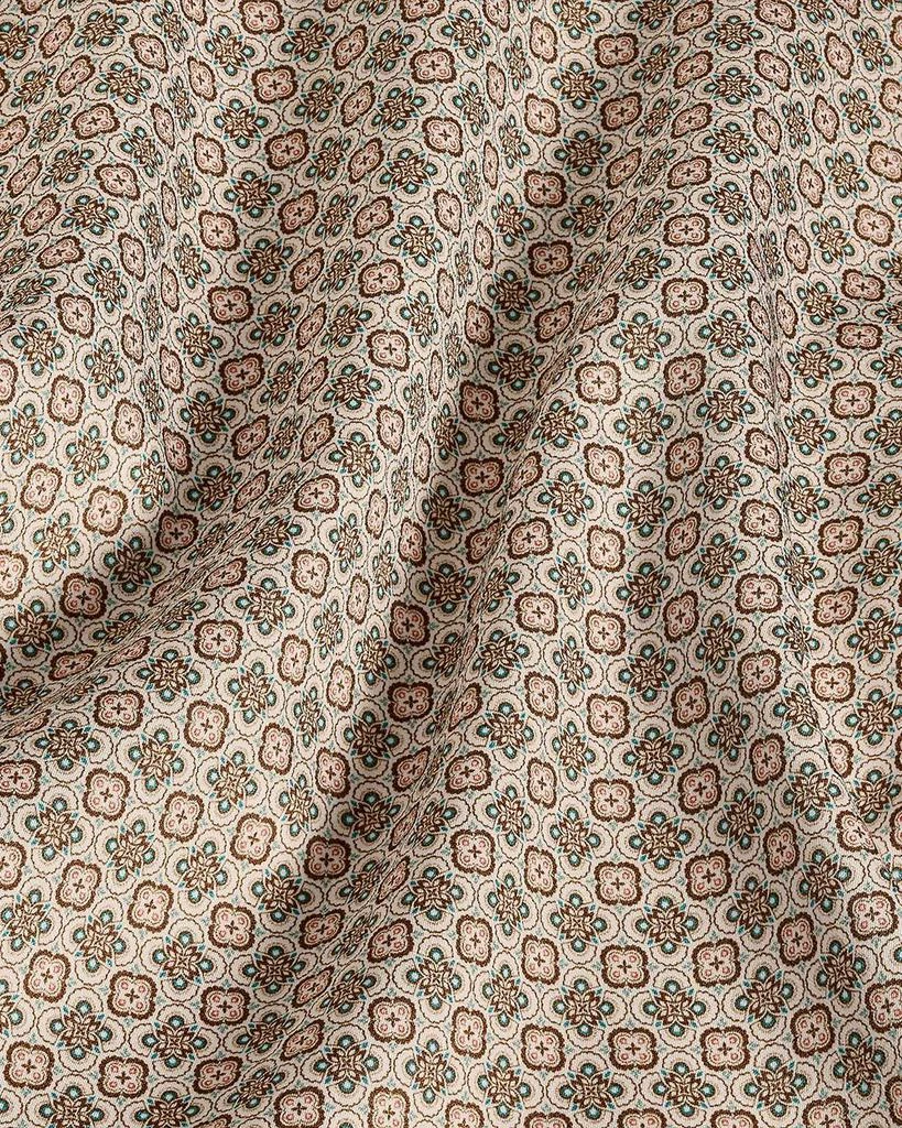 David Donahue Regular Fit Geometric Print Sport Shirt 3