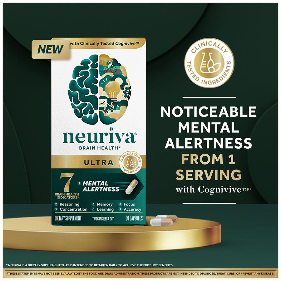 Neuriva Brain Health Supplement, Vitamins B12 & B6, Support for memory and focus