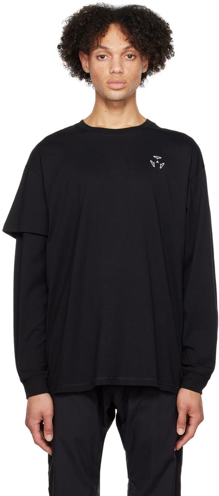 ACRONYM® Black Layered Long Sleeve T-Shirt