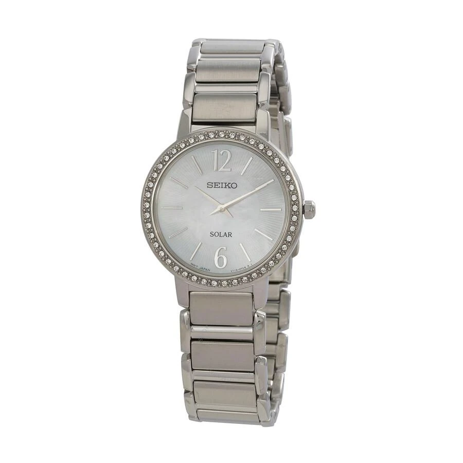 Seiko Solar Mother of Pearl Dial Ladies Watch SUP467 1