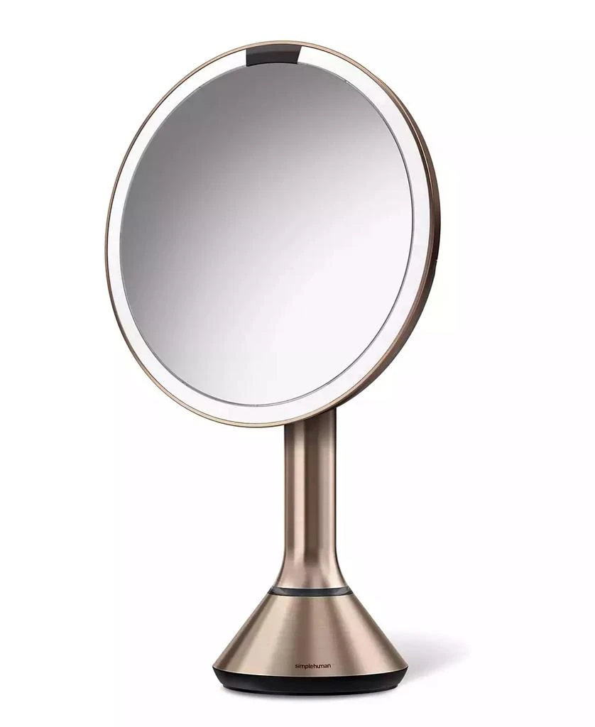 simplehuman 8" Round Sensor Makeup Mirror with Touch-Control Dual Light Settings 2