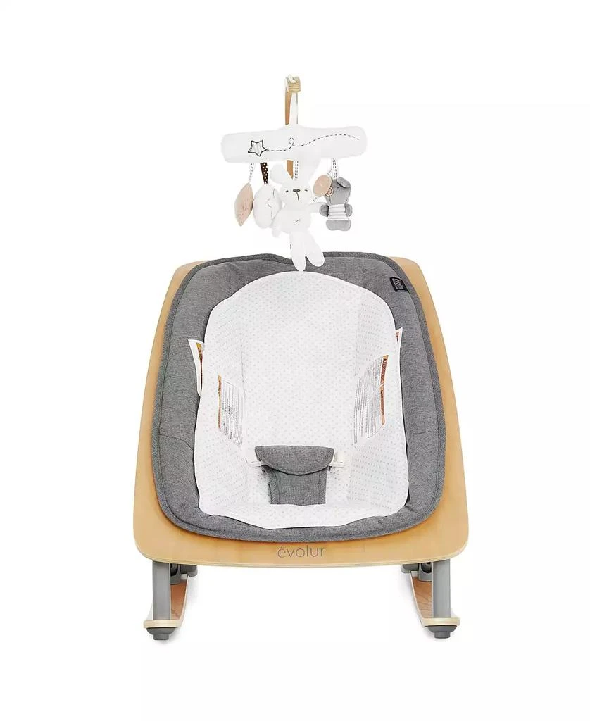 Evolur Tory 2-in-1 Rocker 
Chair in Light Gray 2