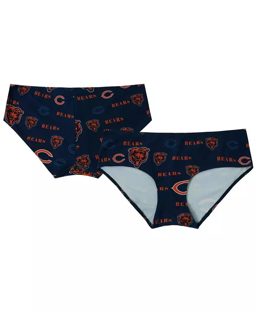 Concepts Sport Women's Navy Chicago Bears Mosaic Allover Print Knit Panty 1