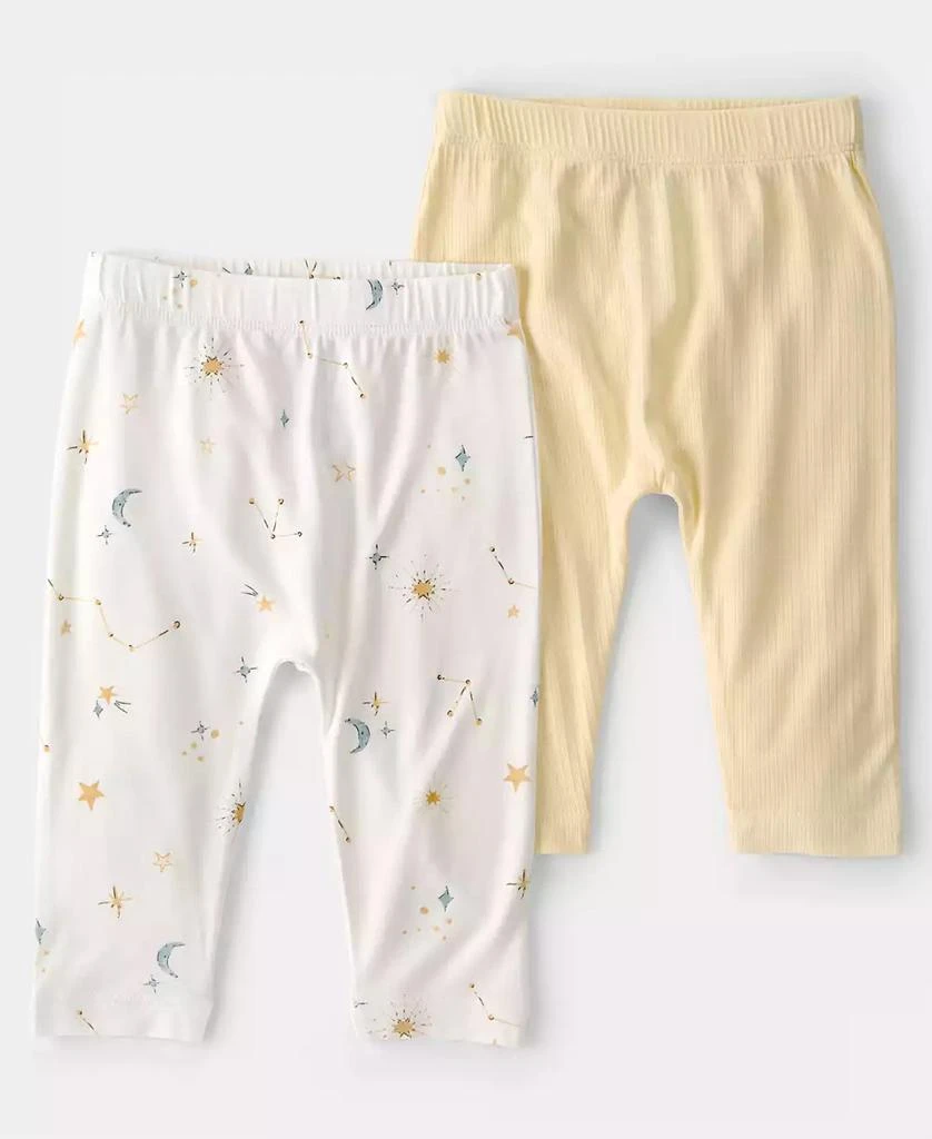 Carter
s Baby Boys
 or Baby Girls
 Constellation Pull-On Pants, 2-Pack
