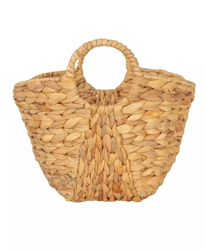 Household Essentials Water Hyacinth Basket with Handles 4