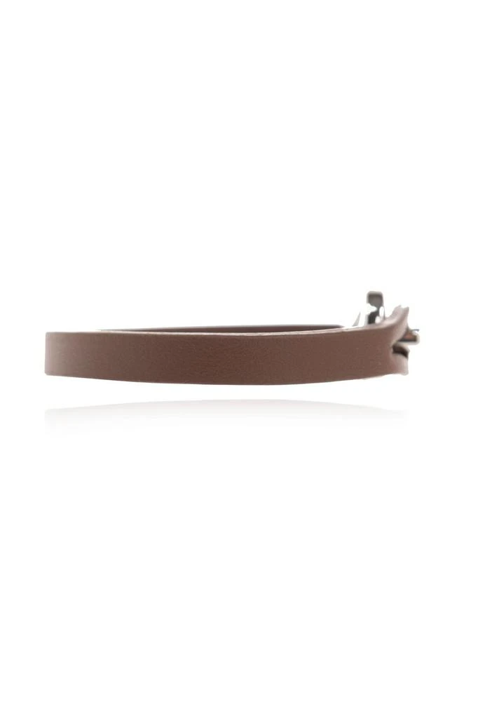 Salvatore Ferragamo Ferragamo Logo-Embossed Double Gancio Bracelet 3