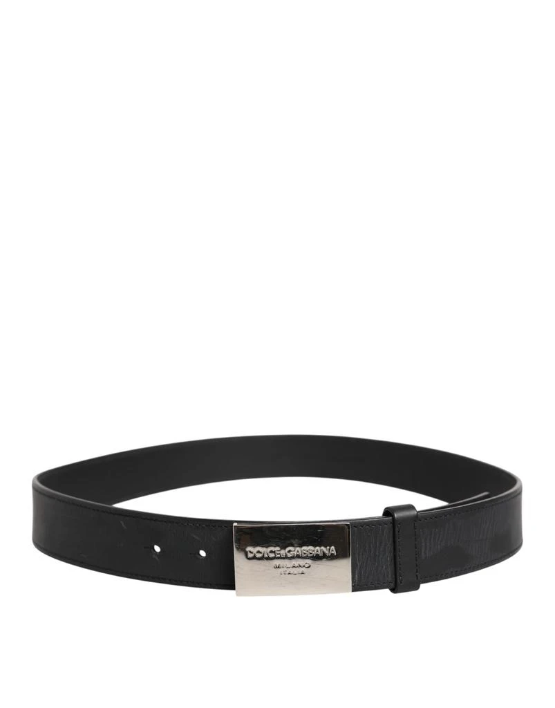 Dolce 
Gabbana Leather Classic Metal Logo Buckle Men
s Belt (Pre-Owned) 2