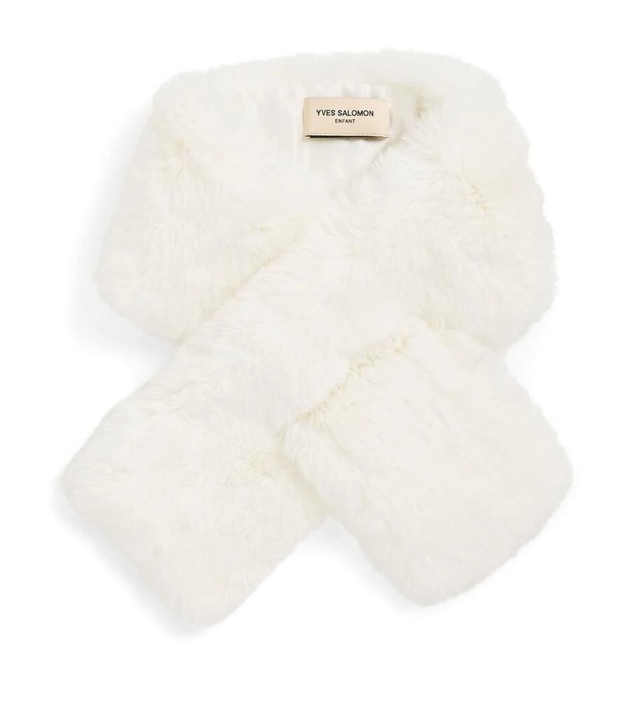 Yves Salomon Rabbit Fur Scarf 1