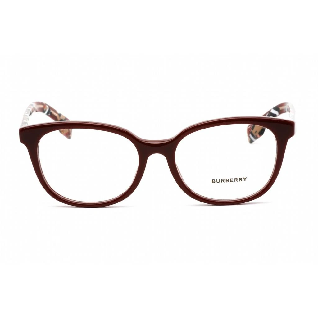 BURBERRY Burberry Women's Eyeglasses - Clear Lens Bordeaux Plastic Oval Frame | 0BE2291 3742 2