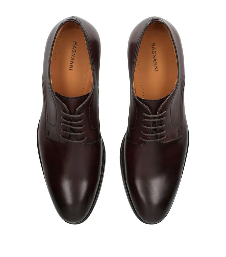 Magnanni Leather Stitch Flex Derby Shoes 4