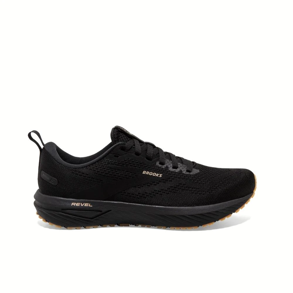 Brooks Brooks Revel 6 120386-1B-056 Sneakers Women's Black Cream Running Shoes TF6690 (Black,7.5) 1