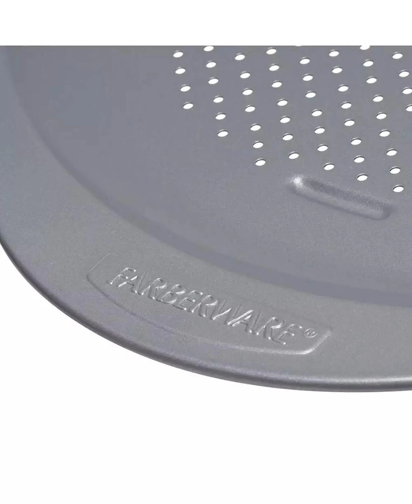 Farberware Nonstick Bakeware Perforated Pizza Pan and Baking Sheet Set, 2-Piece, Light Gray 8