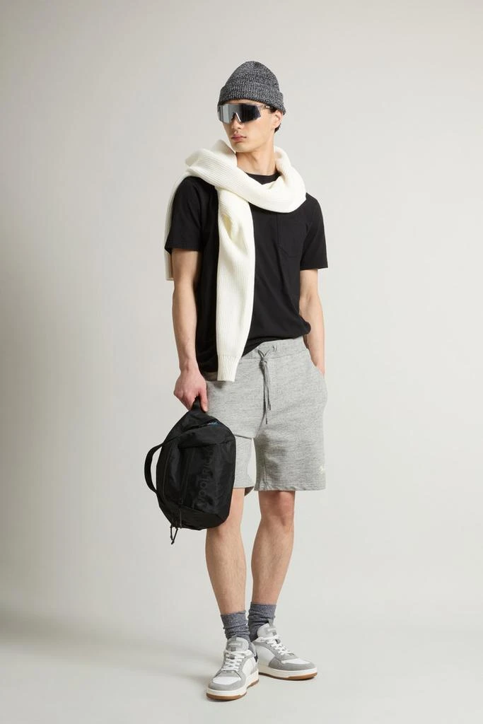 Woolrich Pure Cotton T-Shirt with Pocket - Men - Black 2