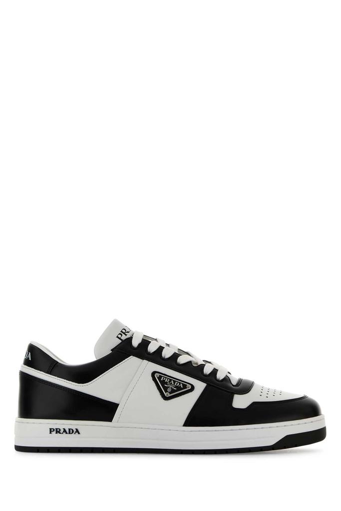 Prada Prada Logo Patch Lace-Up Sneakers - Casual Shoes