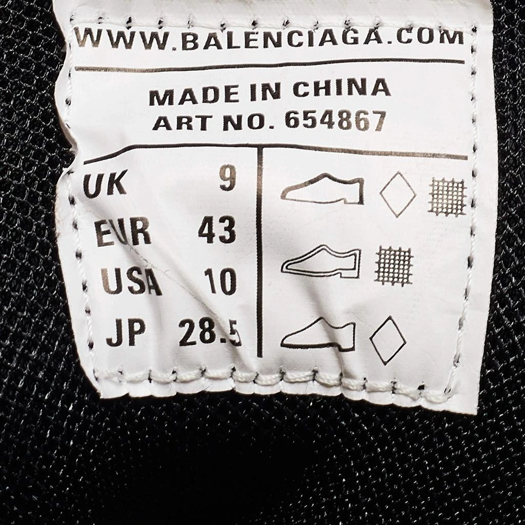 Balenciaga Balenciaga Black Mesh and Faux Leather Track Hike High Top Sneakers Size 43 8