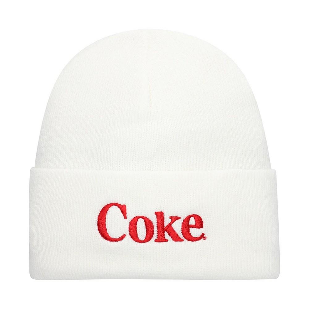 American Needle Men's White Coca-Cola Cuffed Knit Hat