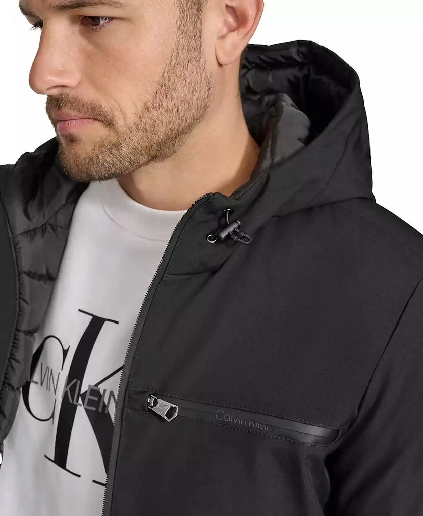 Calvin Klein Men's Infinite Stretch Water-Resistant Hooded Jacket 5