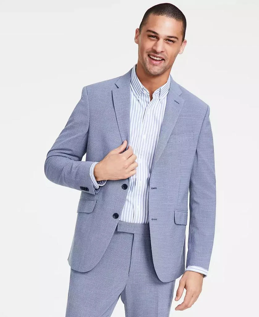 Kenneth Cole Men's Slim-Fit Mini-Houndstooth Suit 3
