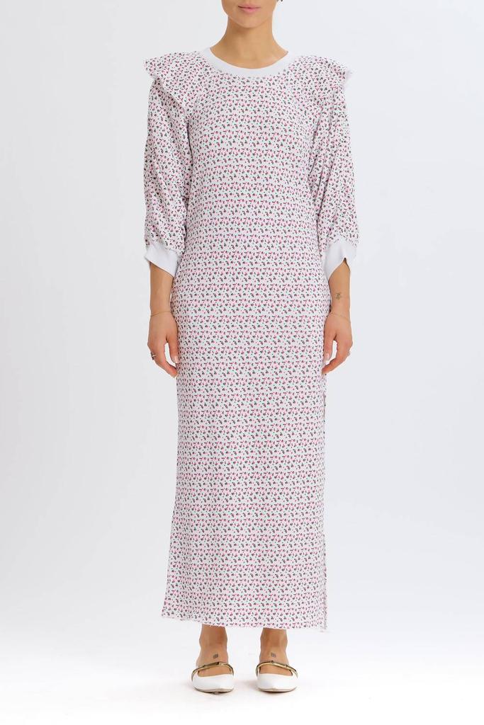 Something Navy Something Navy - Meghan Ruffle Sweatshirt Dress