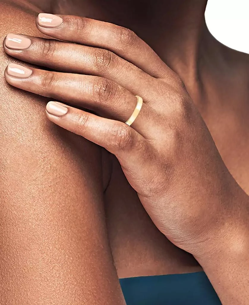 Macy's Flat Profile Comfort Fit Wedding Band in 14k Gold 6