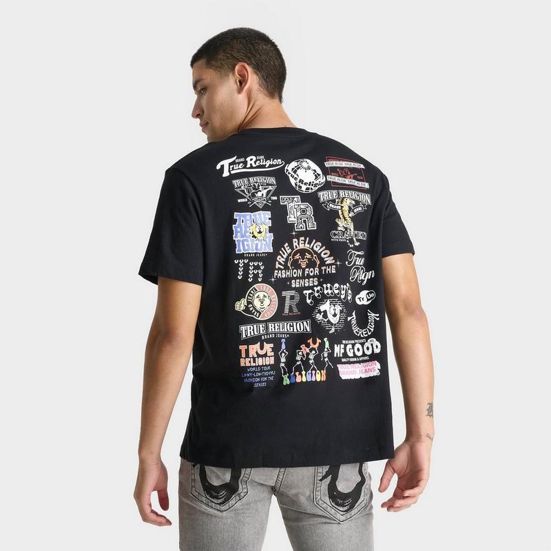 True Religion Men's True Religion Multi Graphic T-Shirt