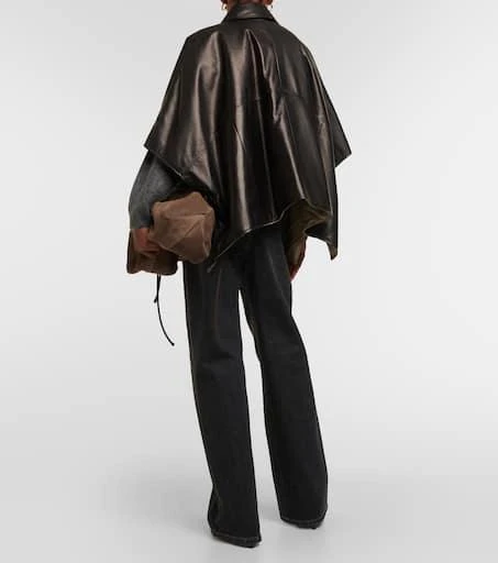 Brunello Cucinelli Leather overshirt  3