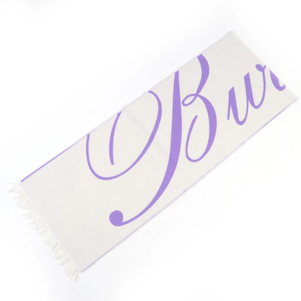 Burberry ivory Wool Silk Stole (Pre-Owned) 3