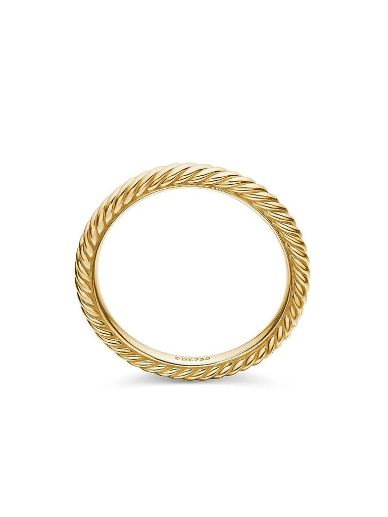 David Yurman Cable Collectibles Stack Ring in 18K Yellow Gold, 2mm 6