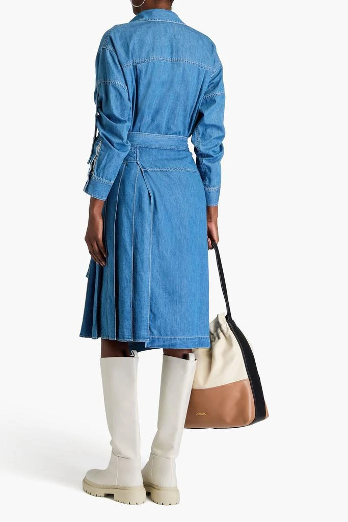 3.1 PHILLIP LIM Cotton-chambray wrap skirt 3