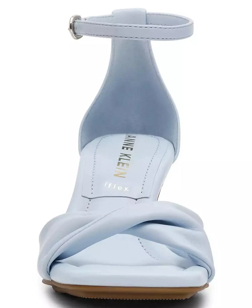 Anne Klein Women's Jessie Ankle Strap Two Piece Dress Sandals 6