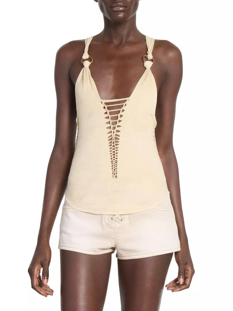 Isabel Marant Sakina Lace-Up Tank 3