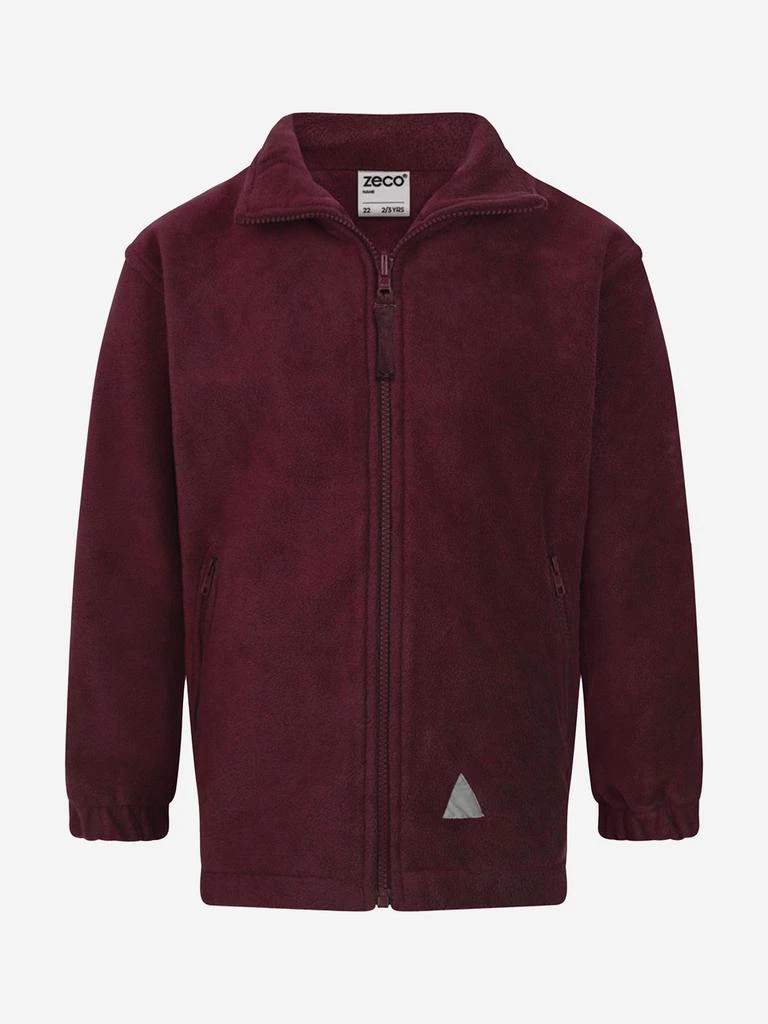 Zeco Schoolwear Zeco Kids School Polar Fleece Jacket in Maroon