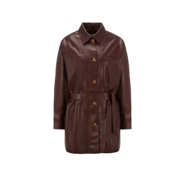 AERON Hannah belted leather jacket 1