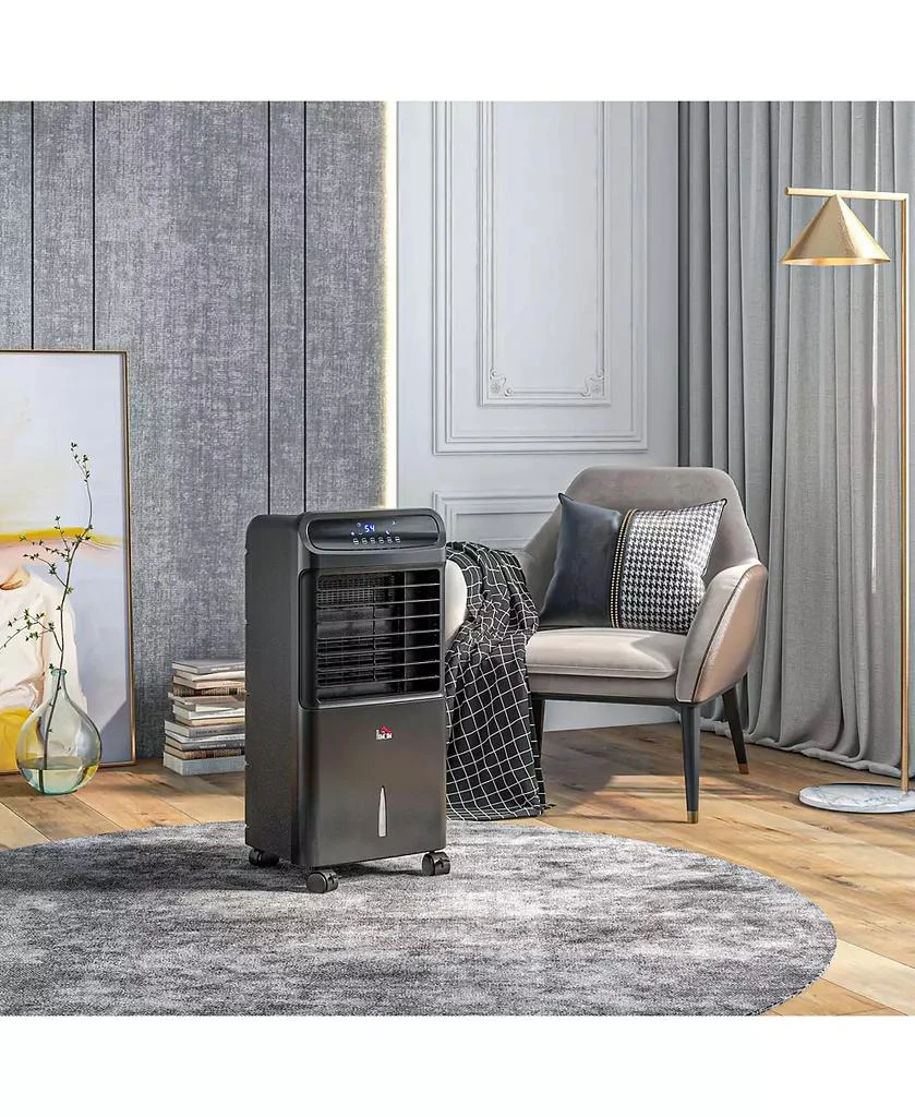 HOMCOM 3-In-1 Mobile Evaporative Air Cooler with Remote Oscillating 2