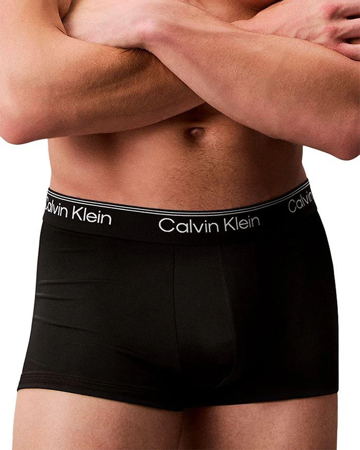 Calvin Klein Microfiber Stretch Low Rise Trunks, Pack of 3 2