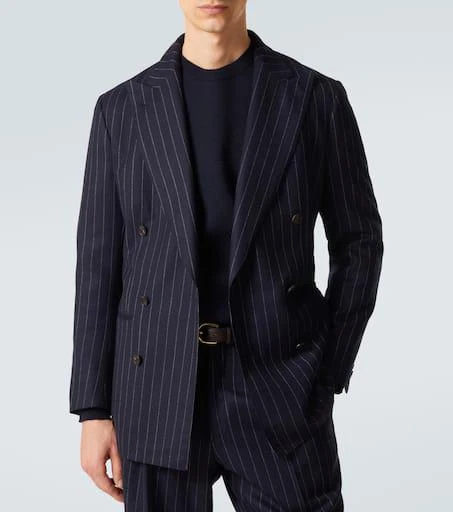 Saman Amel Striped wool blazer 5