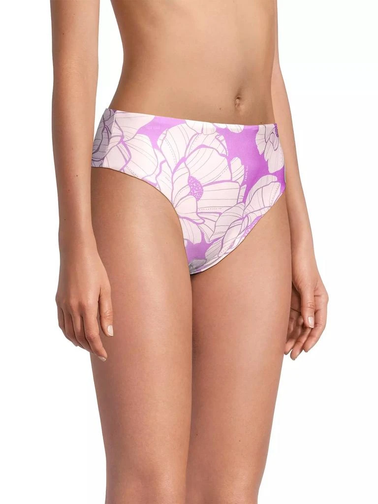 Farm Rio Paula Floral Mid-Rise Bikini Bottoms 4