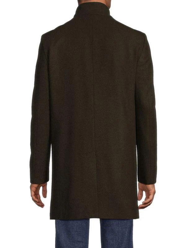Calvin Klein Mixy Slim Fit Wool Blend Coat 2