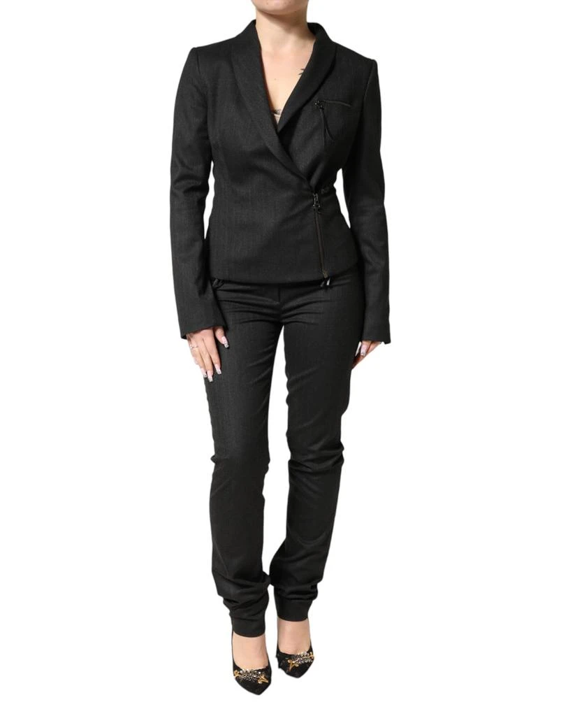 Exte Double Breasted Pants Blazer Jacket 2 Piece Women
s Suit