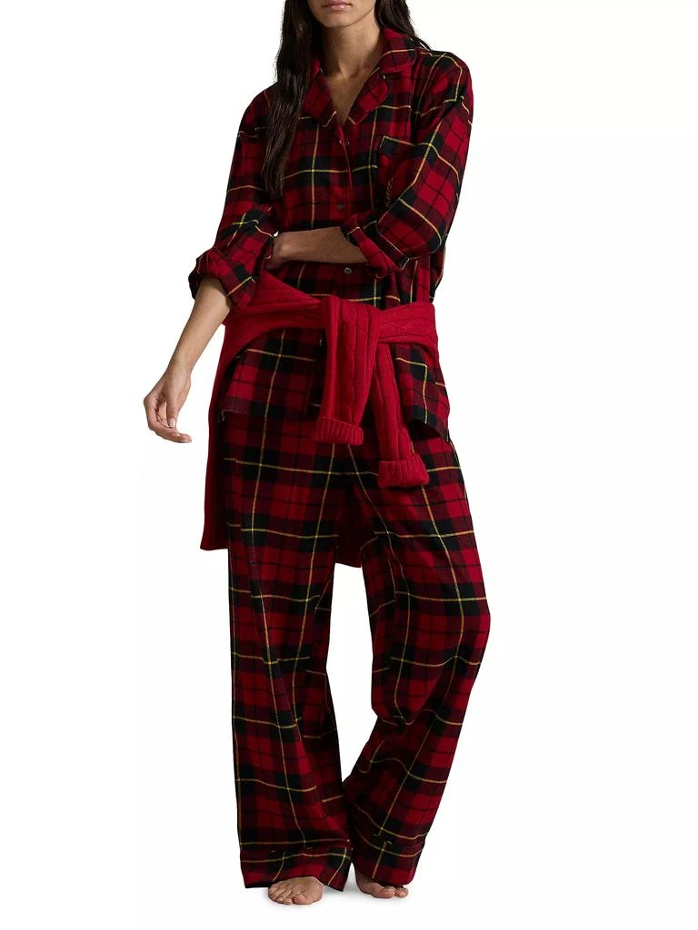 Ralph Lauren Madison Plaid Cotton Pajamas 7