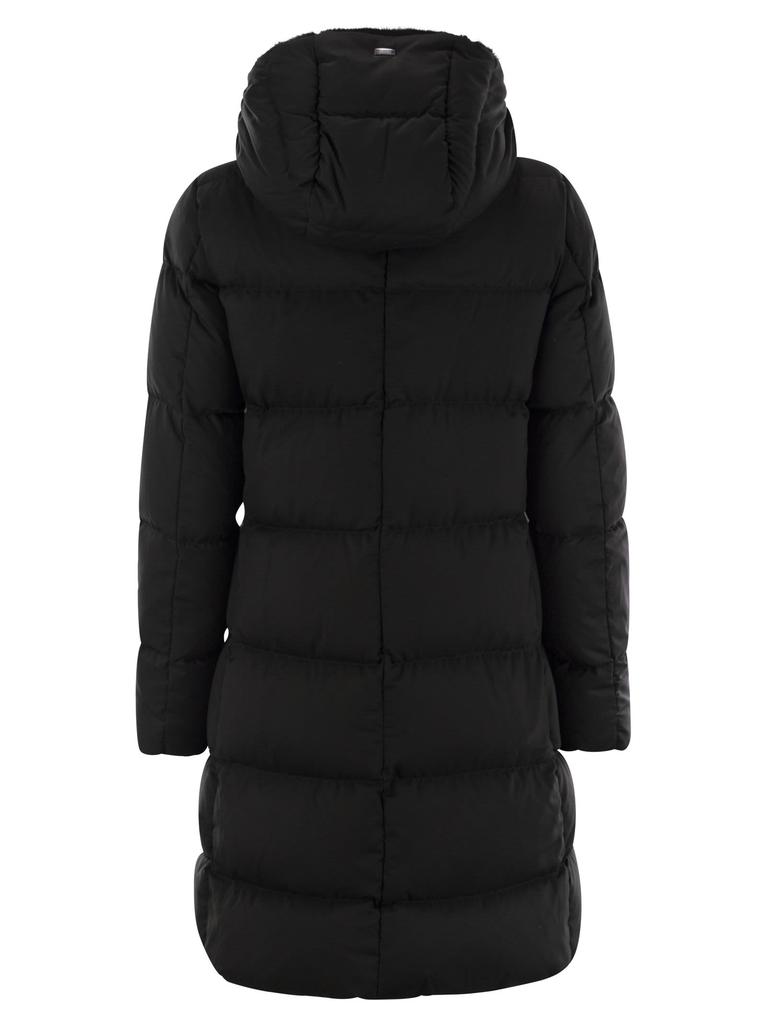 Herno Long Down Jacket With Zip - Jackets - Compare Prices