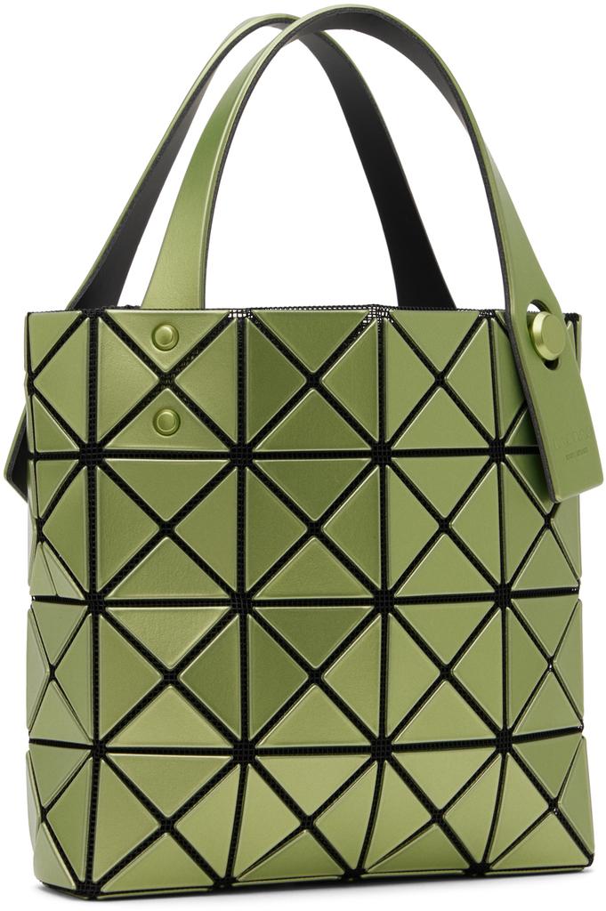 BAO BAO ISSEY MIYAKE Green Lucent Boxy Mini Tote