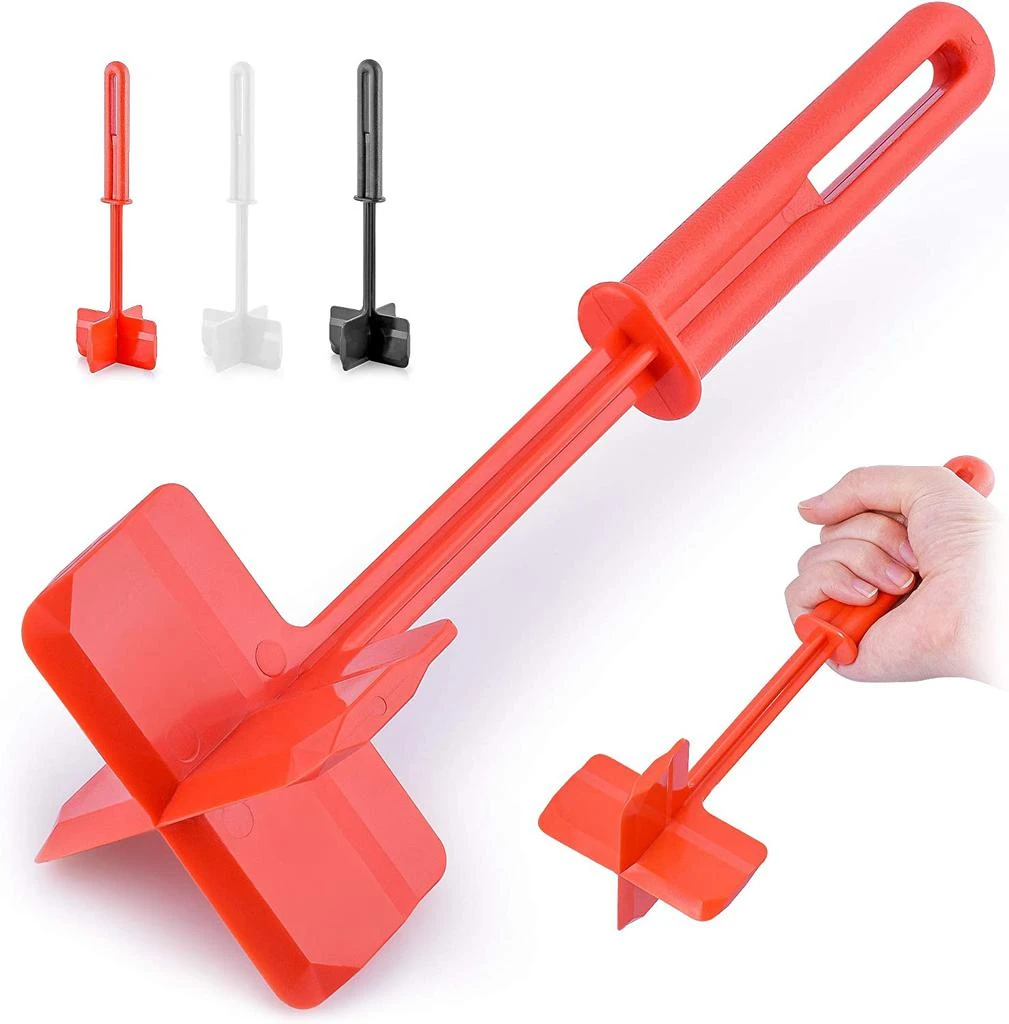 Zulay Kitchen Premium Meat Masher, Ground Beef Masher, & Hamburger Chopper Utensil 1