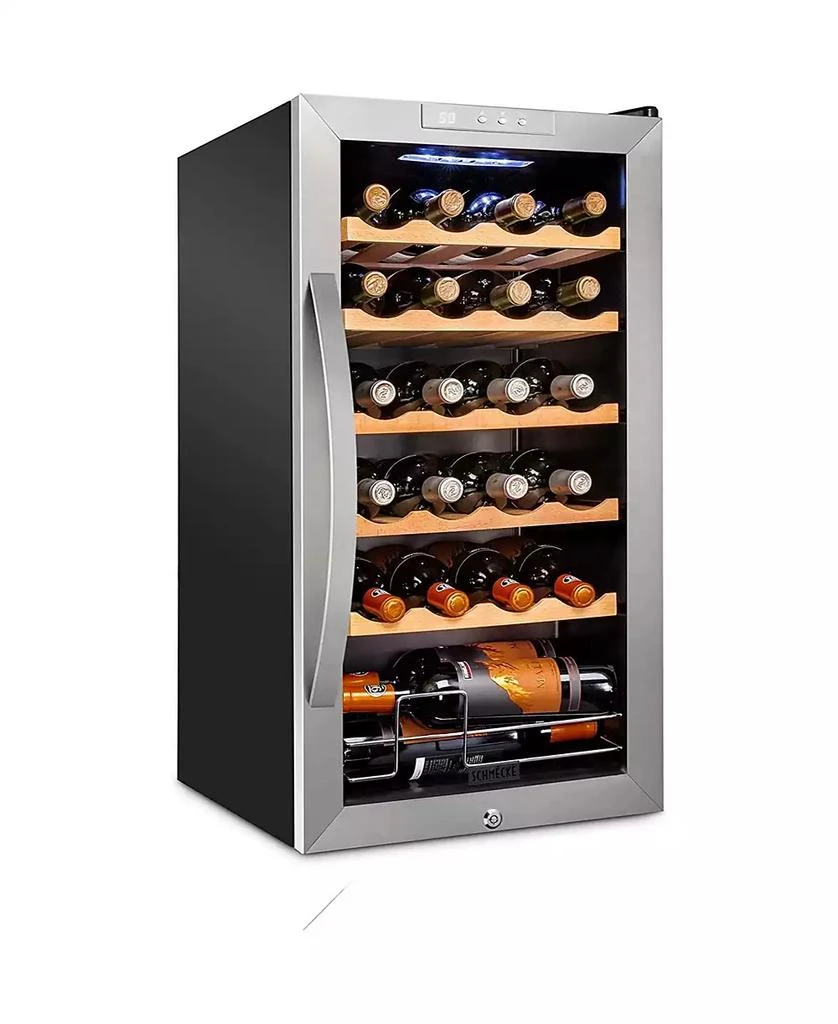 Schmécké Schmecke Wine Fridge, 24 Bottle Wine Cooler, freestanding